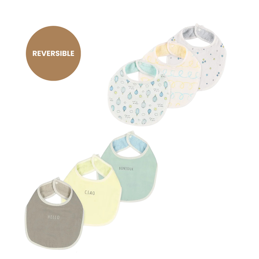 Reversible Bibs (3-Piece Set)