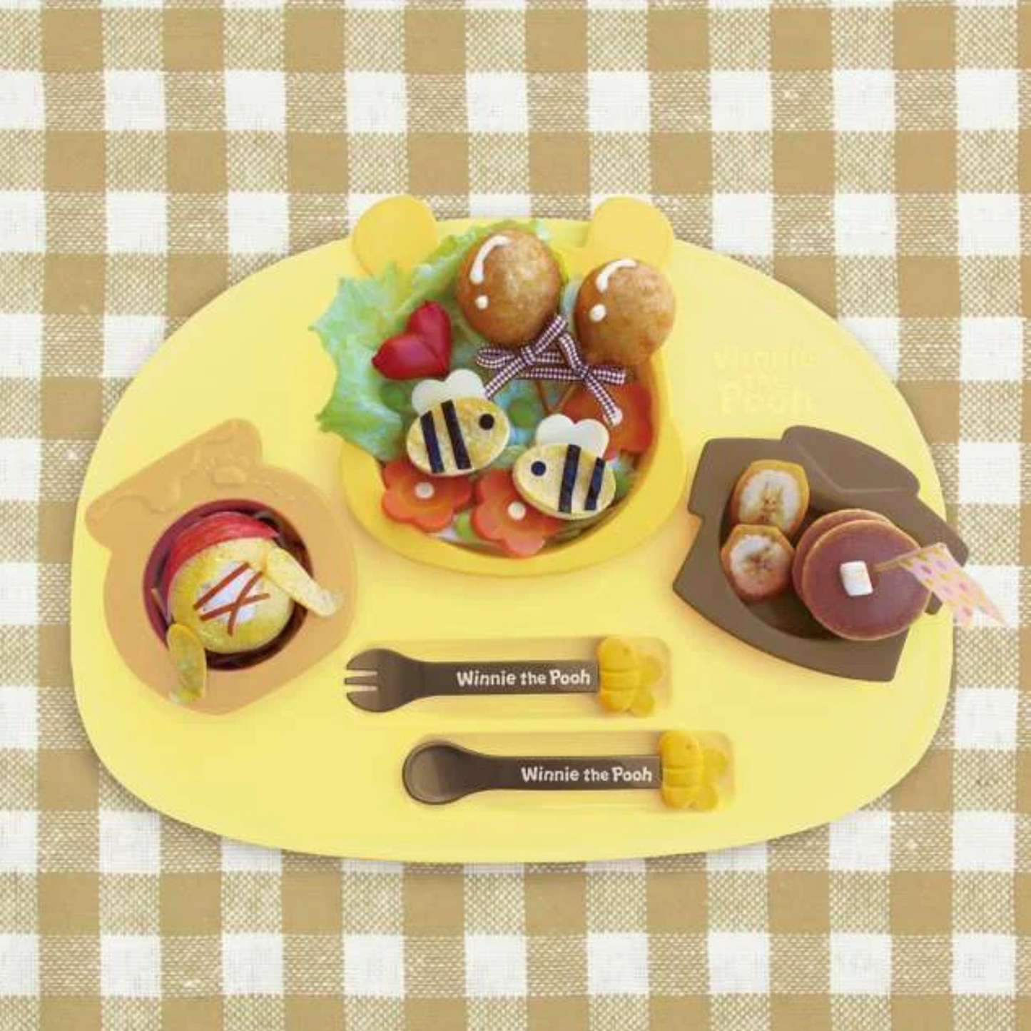 Winnie the Pooh Tableware and Cutlery (6-Piece Set)