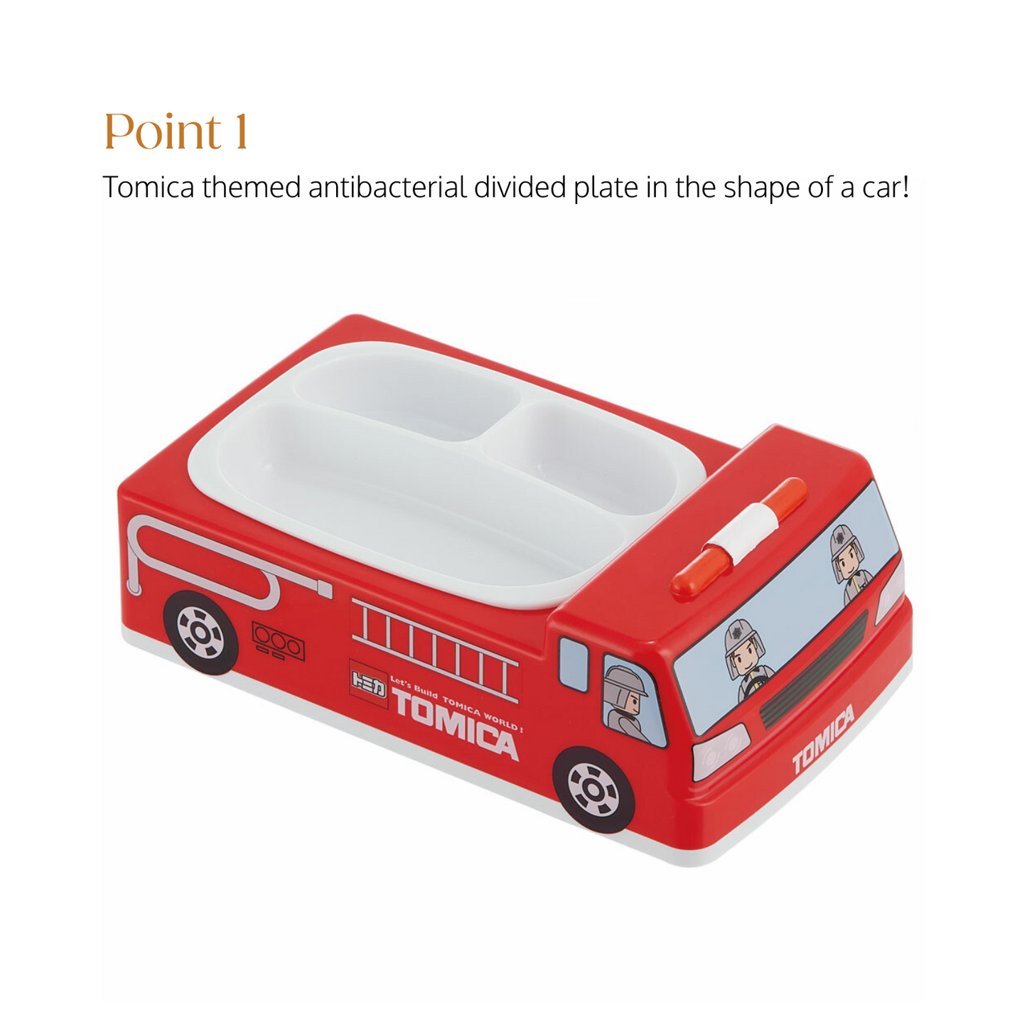 Vehicle Heroes Divided Kids Plate