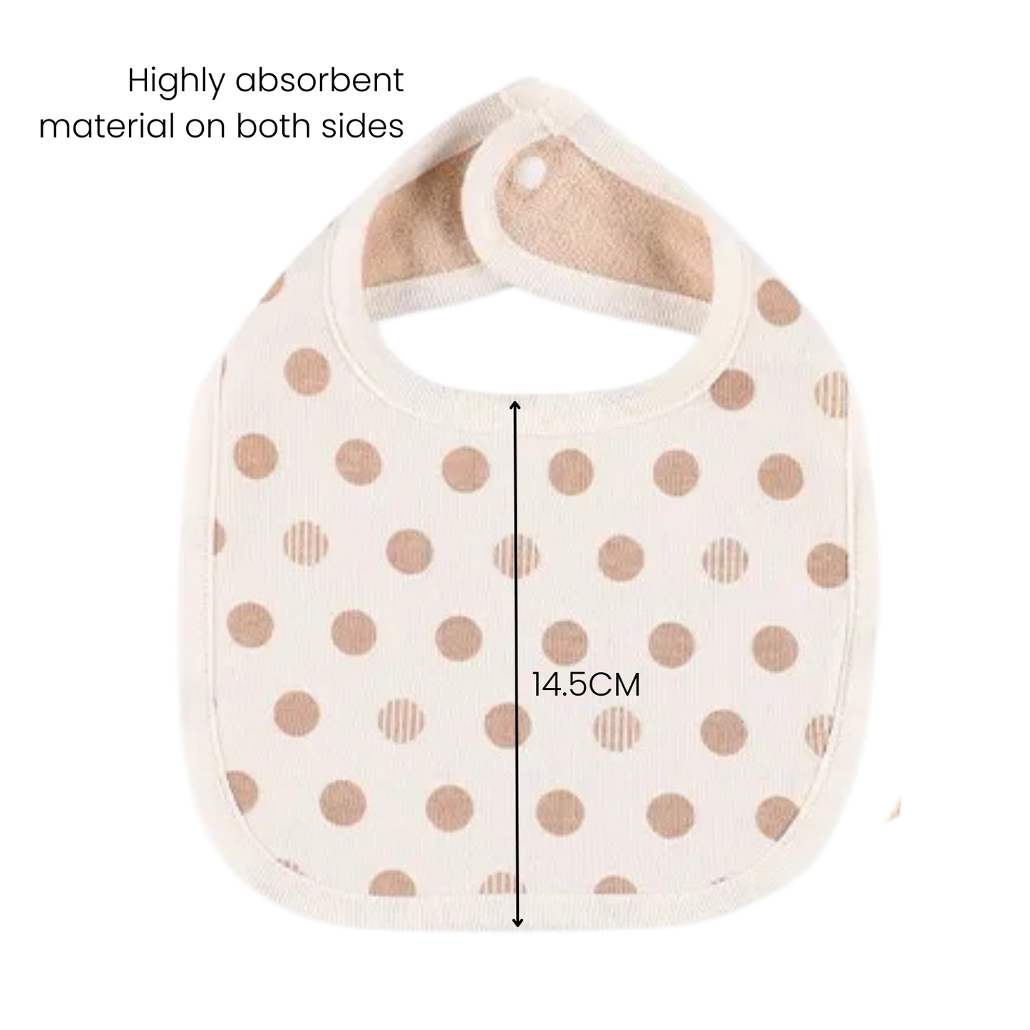 Organic Cotton Reversible Bibs (3-Piece Set)