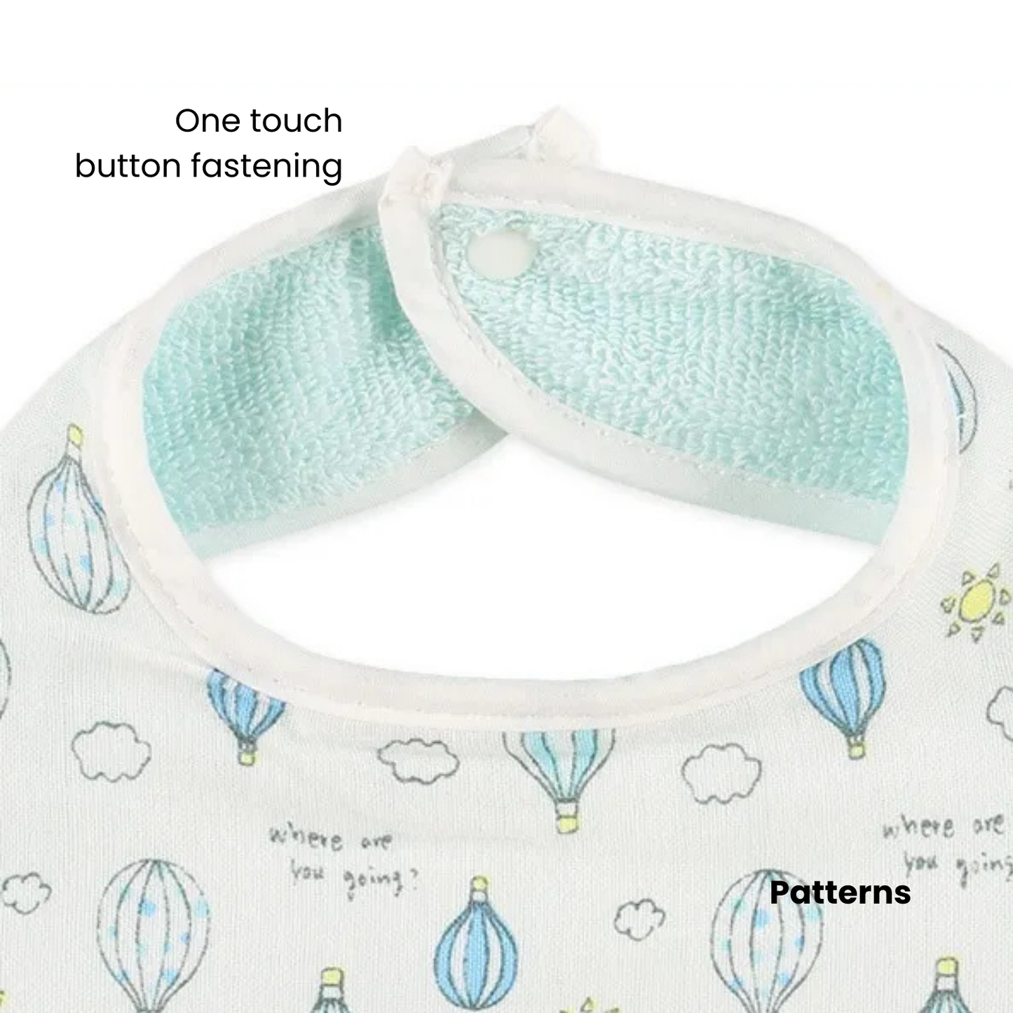 Reversible Bibs (3-Piece Set)