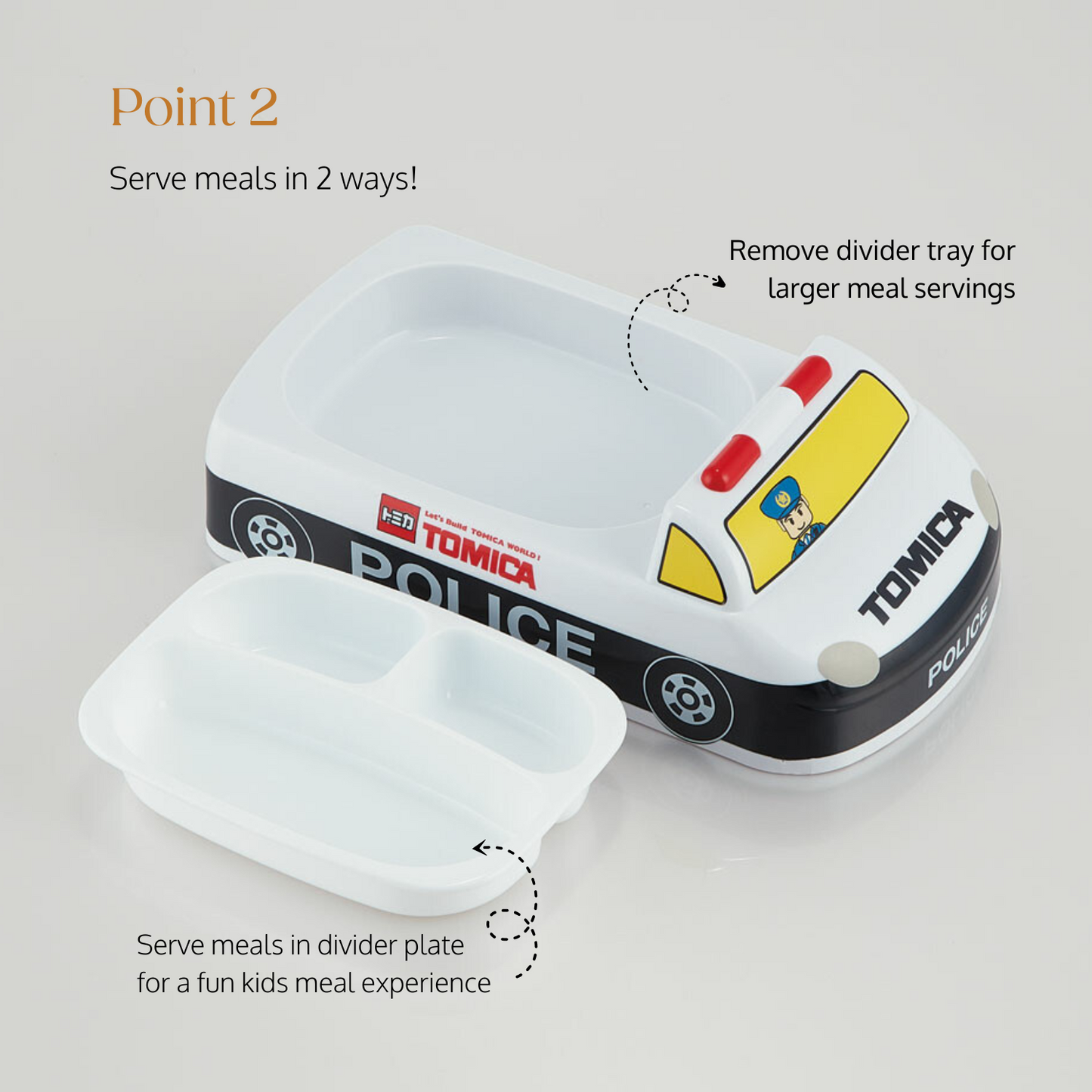 Tomica Divided Kids Plate