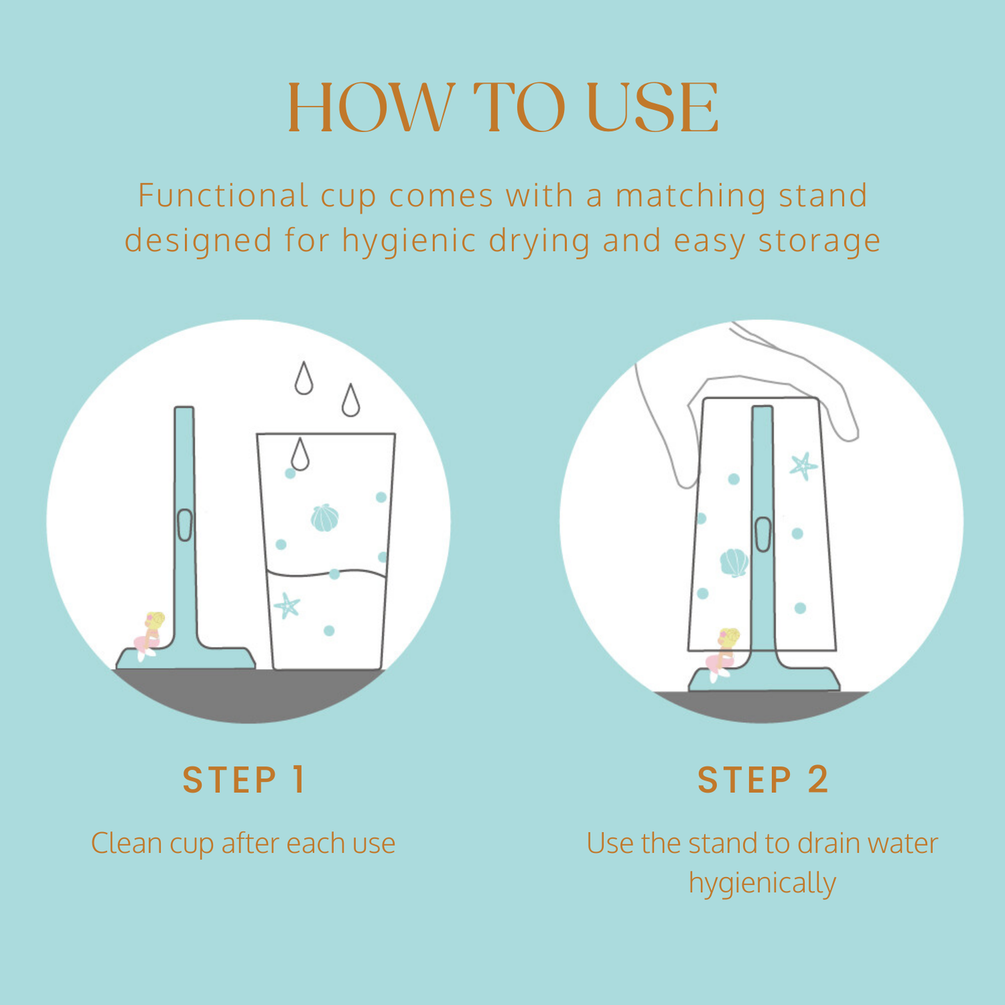 Fairy Tale Character Cup and Stand