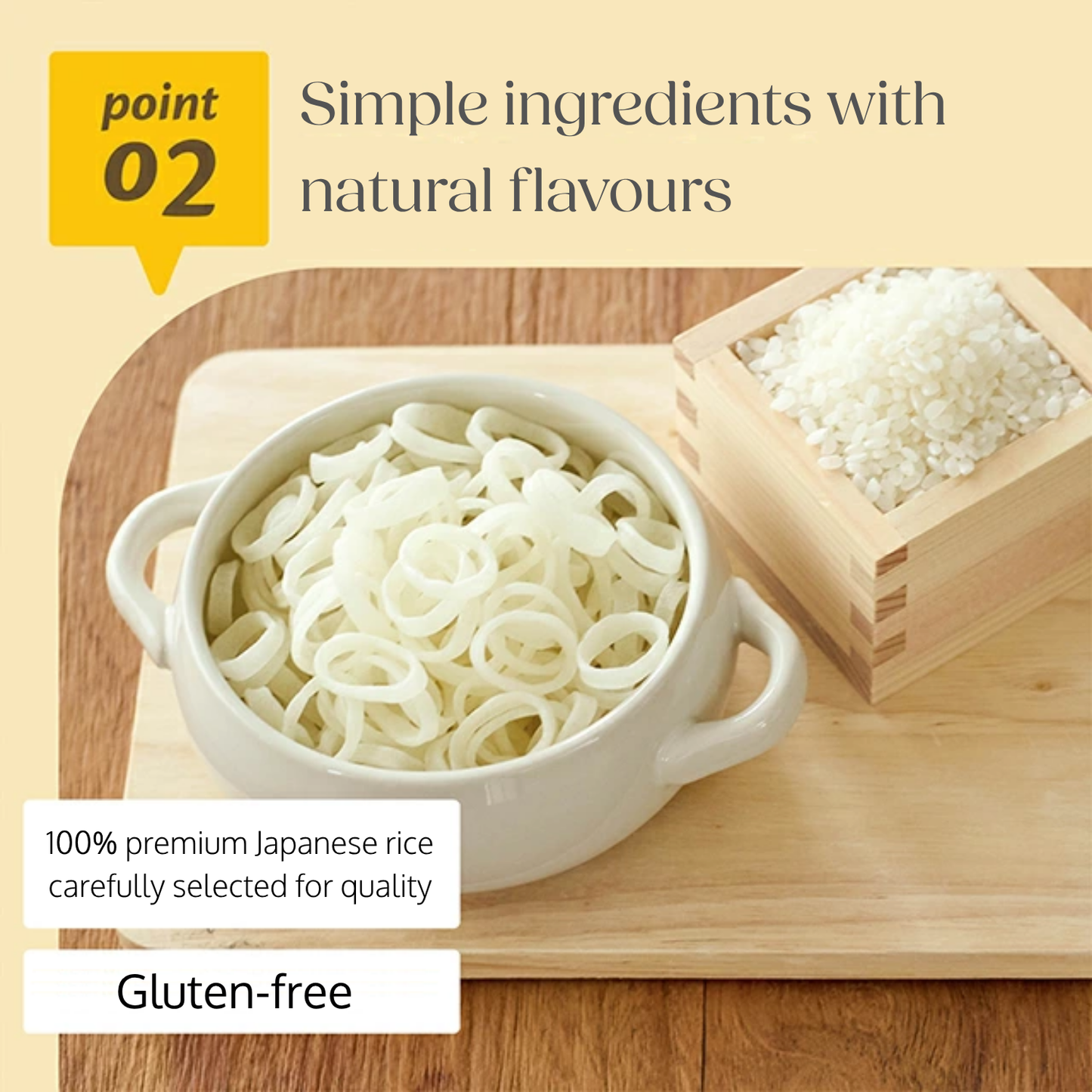 Rice Tabering Udon (Ring Shaped)
