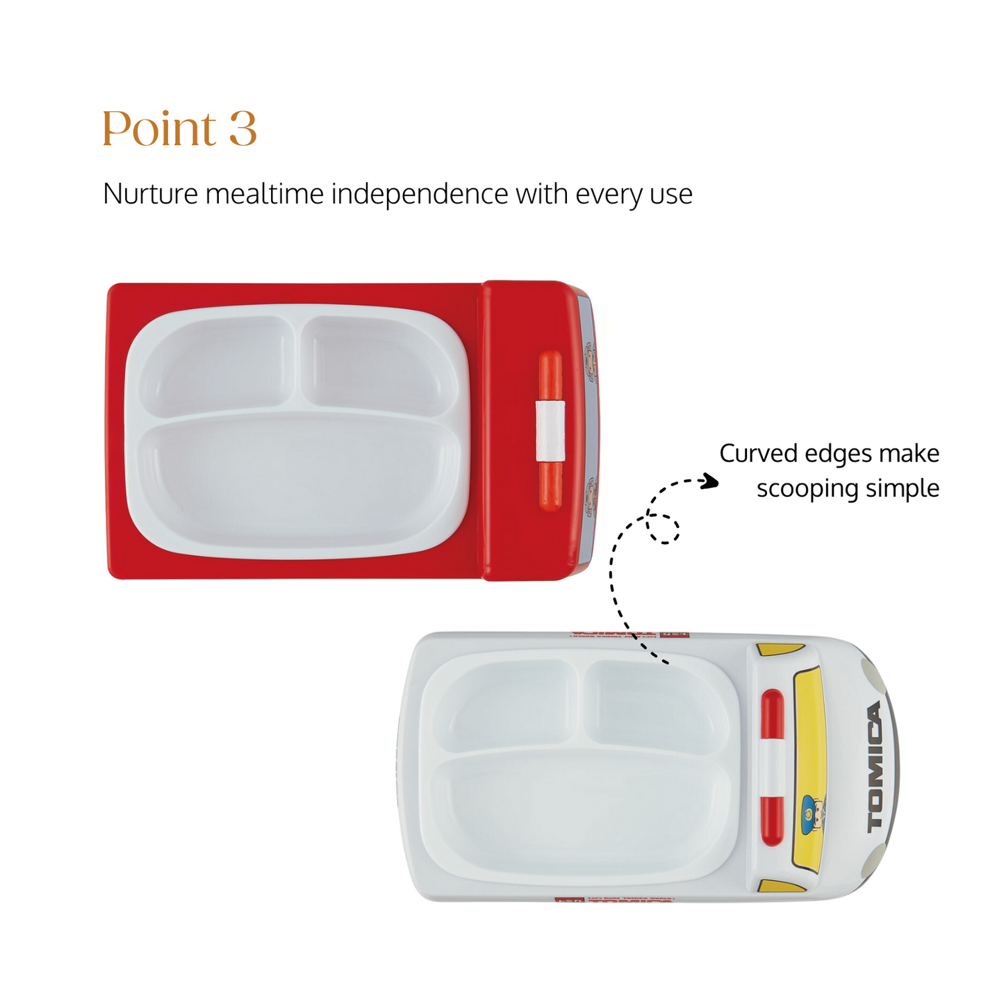 Tomica Divided Kids Plate