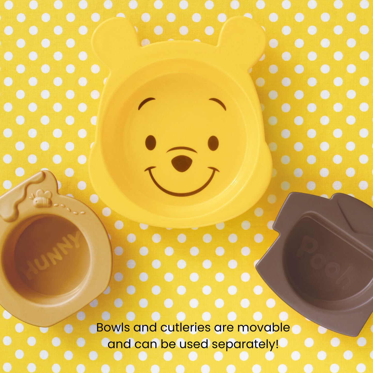Winnie the Pooh Tableware and Cutlery (6-Piece Set)