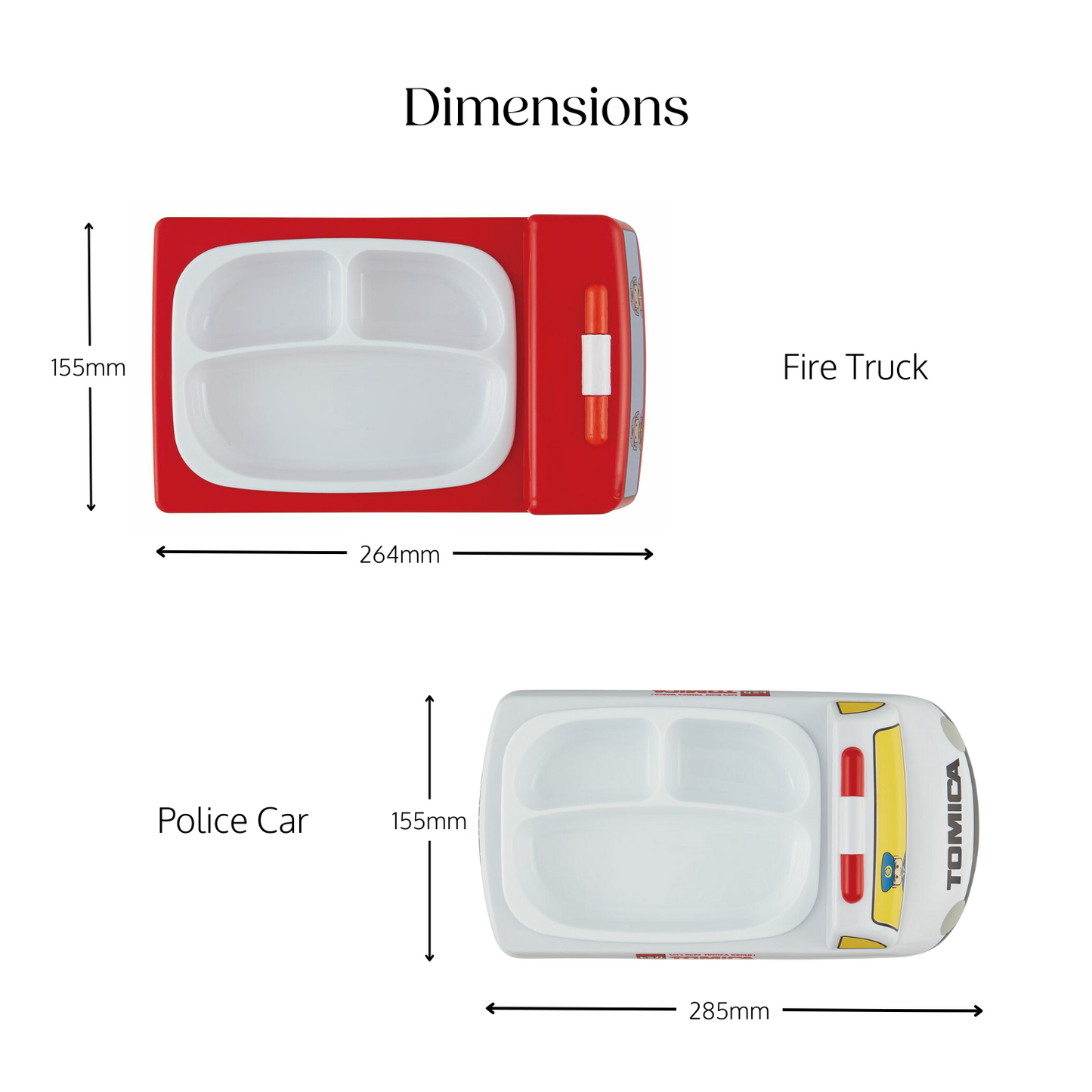 Vehicle Heroes Divided Kids Plate