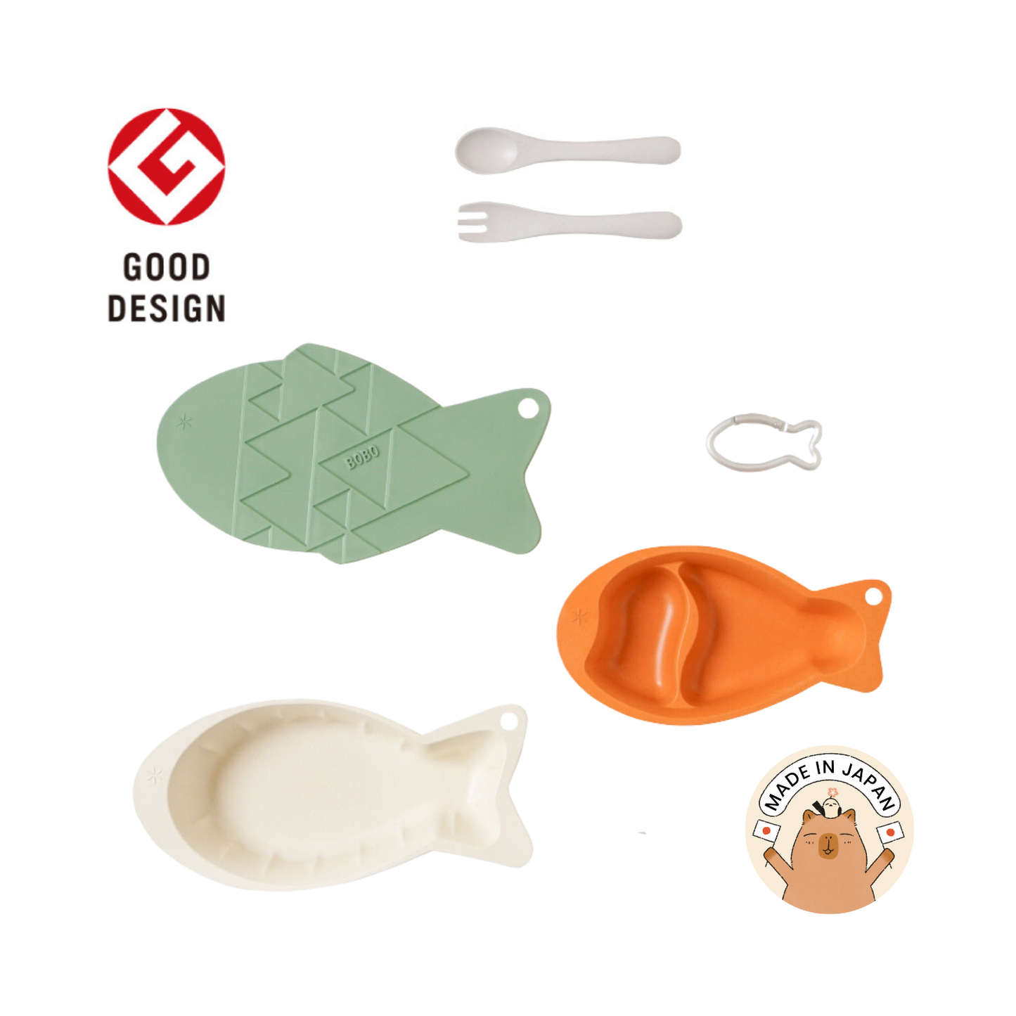 Portable Antibacterial Tableware & Cutlery Set