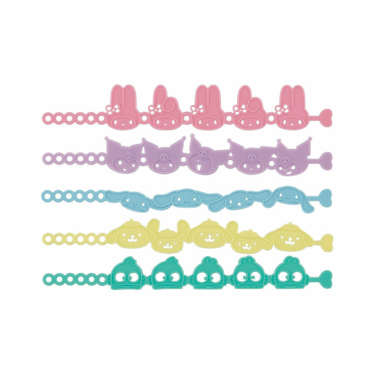Water-resistant Sanrio Silicone Insect Repellent Bracelets (5pcs)