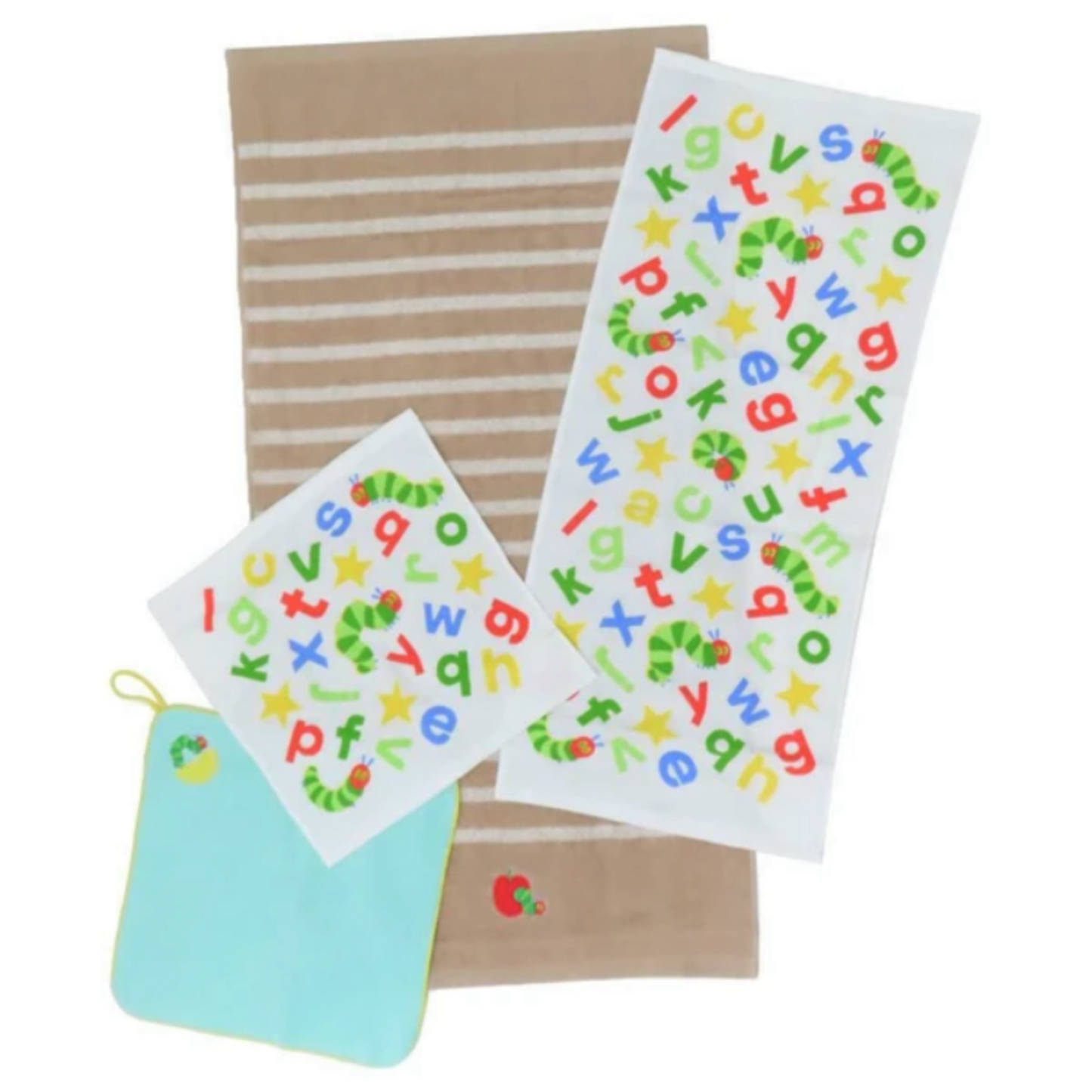 The Very Hungry Caterpillar Towel Gift Box (4-Piece Set)