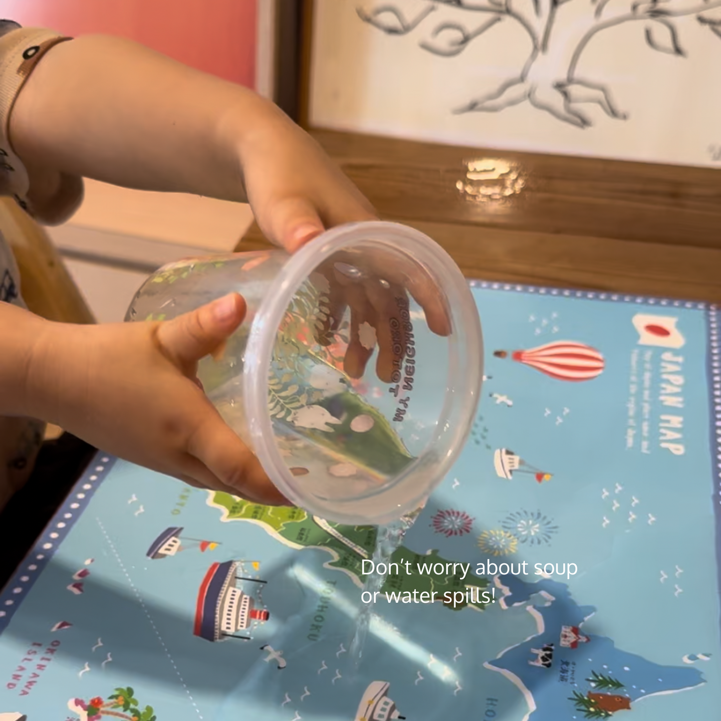 Waterproof Japan Map Tablemat