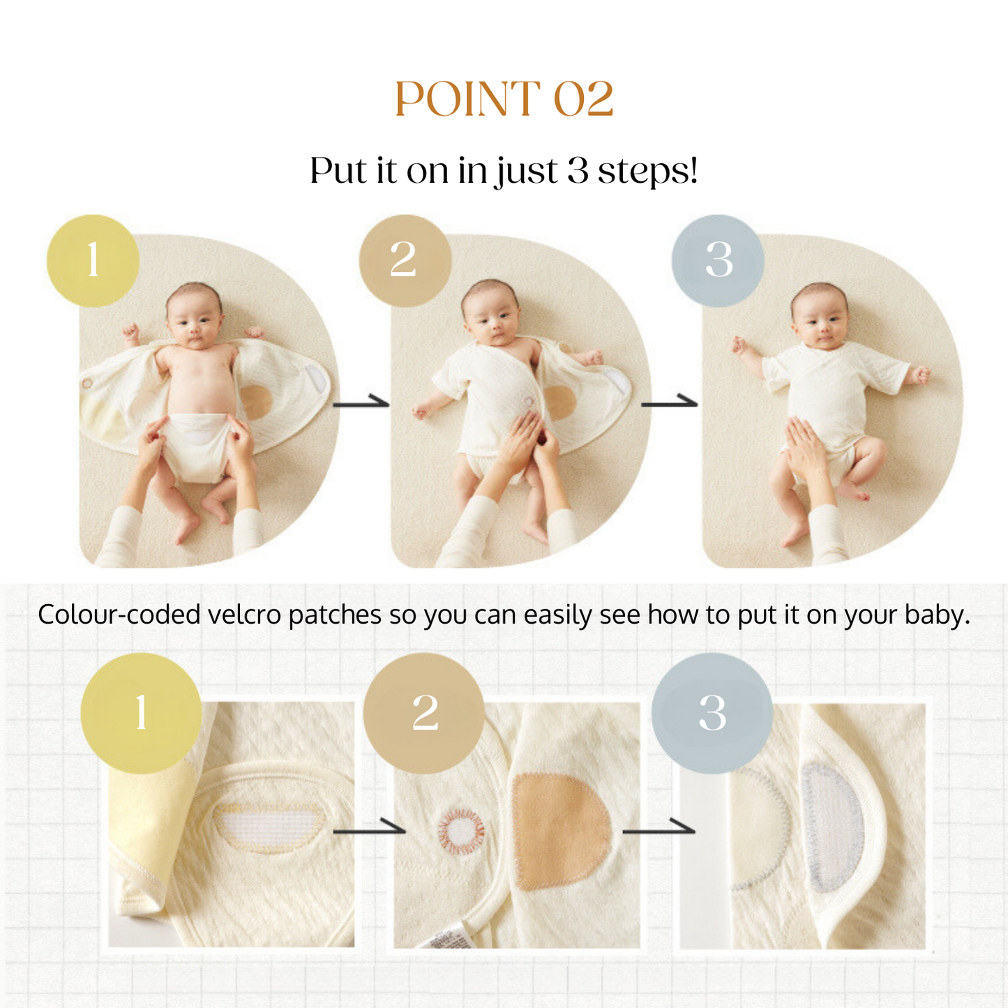 Quick-To-Wear Organic Cotton Bodysuit