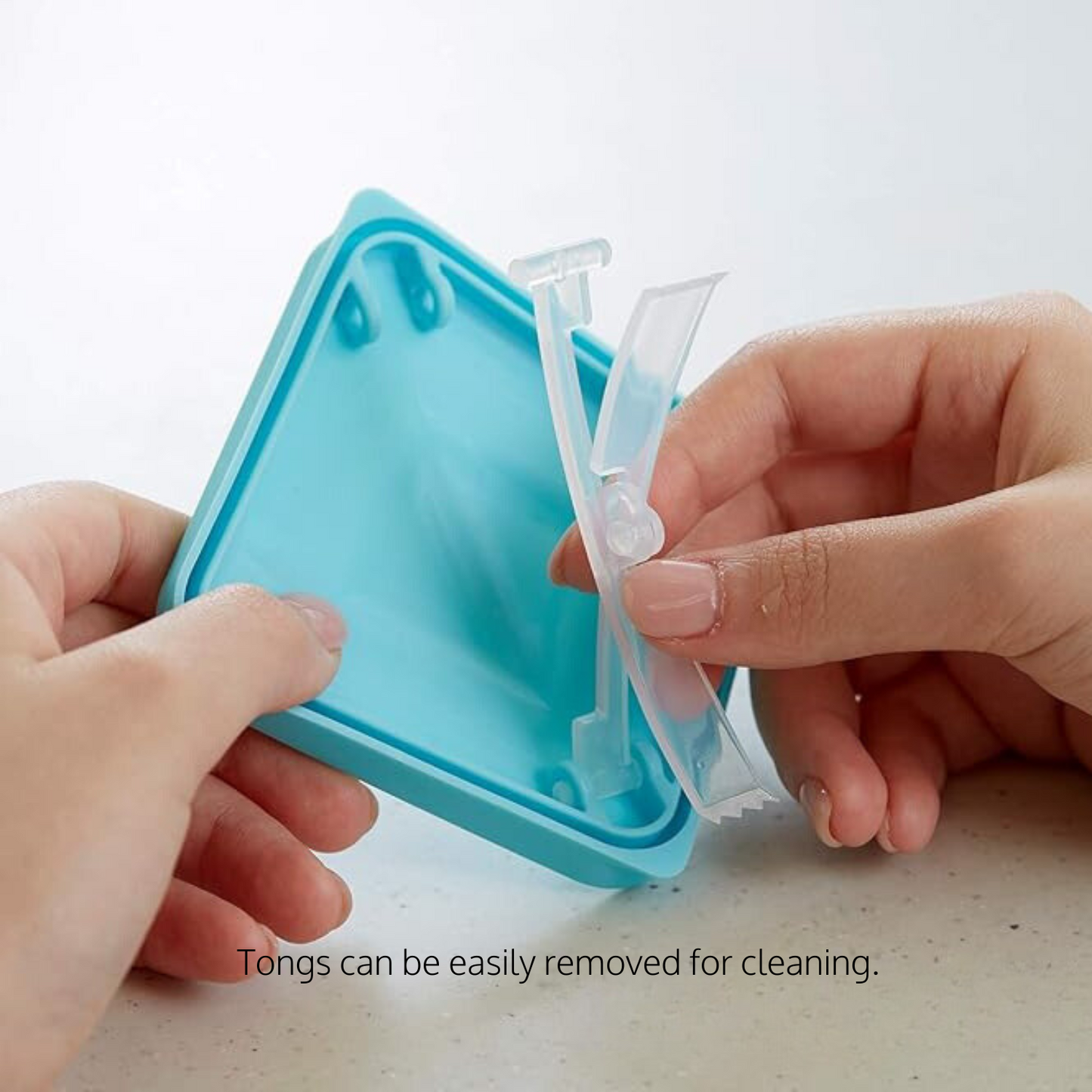 Built-in Tongs Container (2-Pieces)