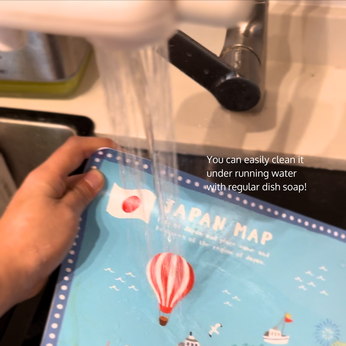 Waterproof Japan Map Tablemat