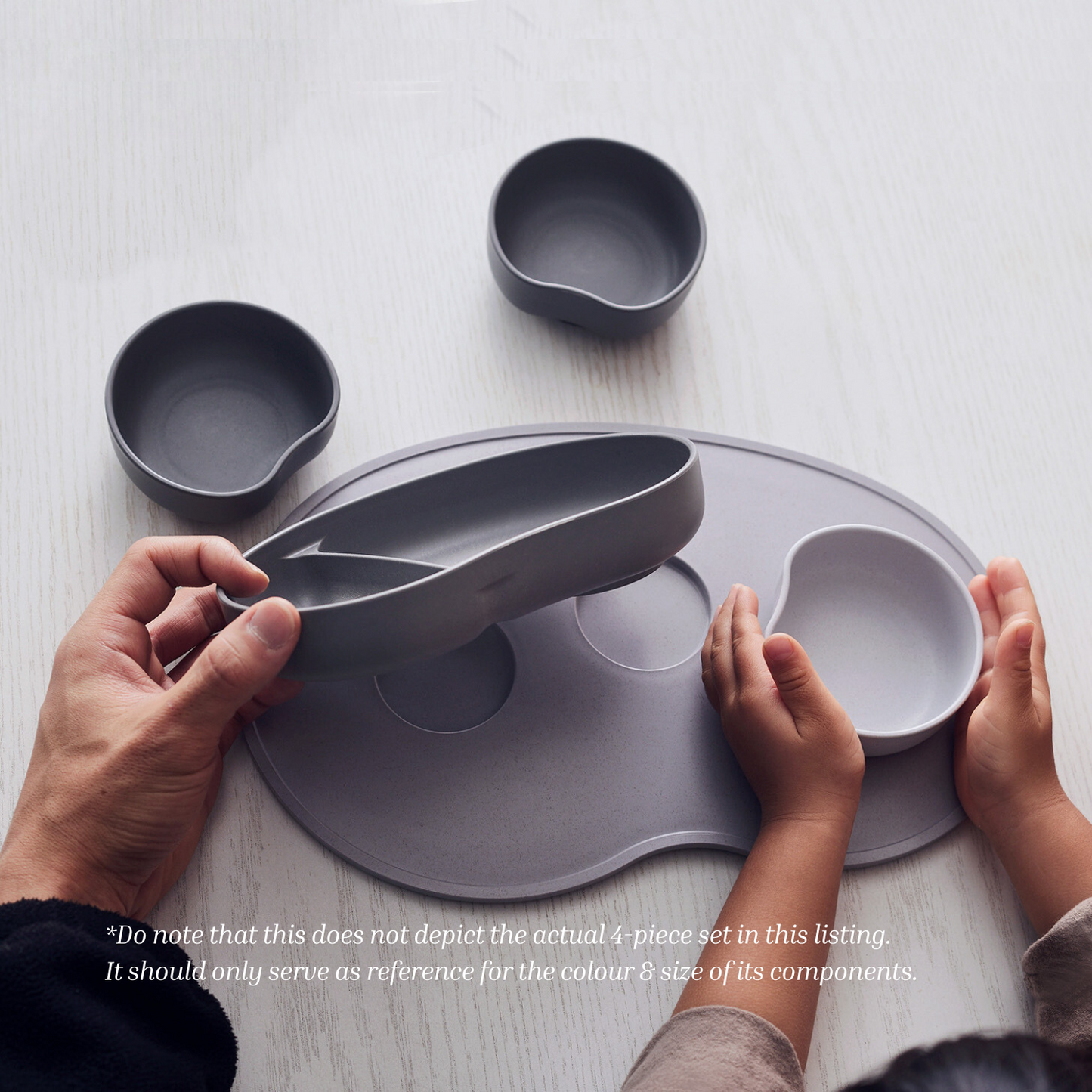 Antibacterial Tableware and Cutlery Gift Box (4-Piece Set)