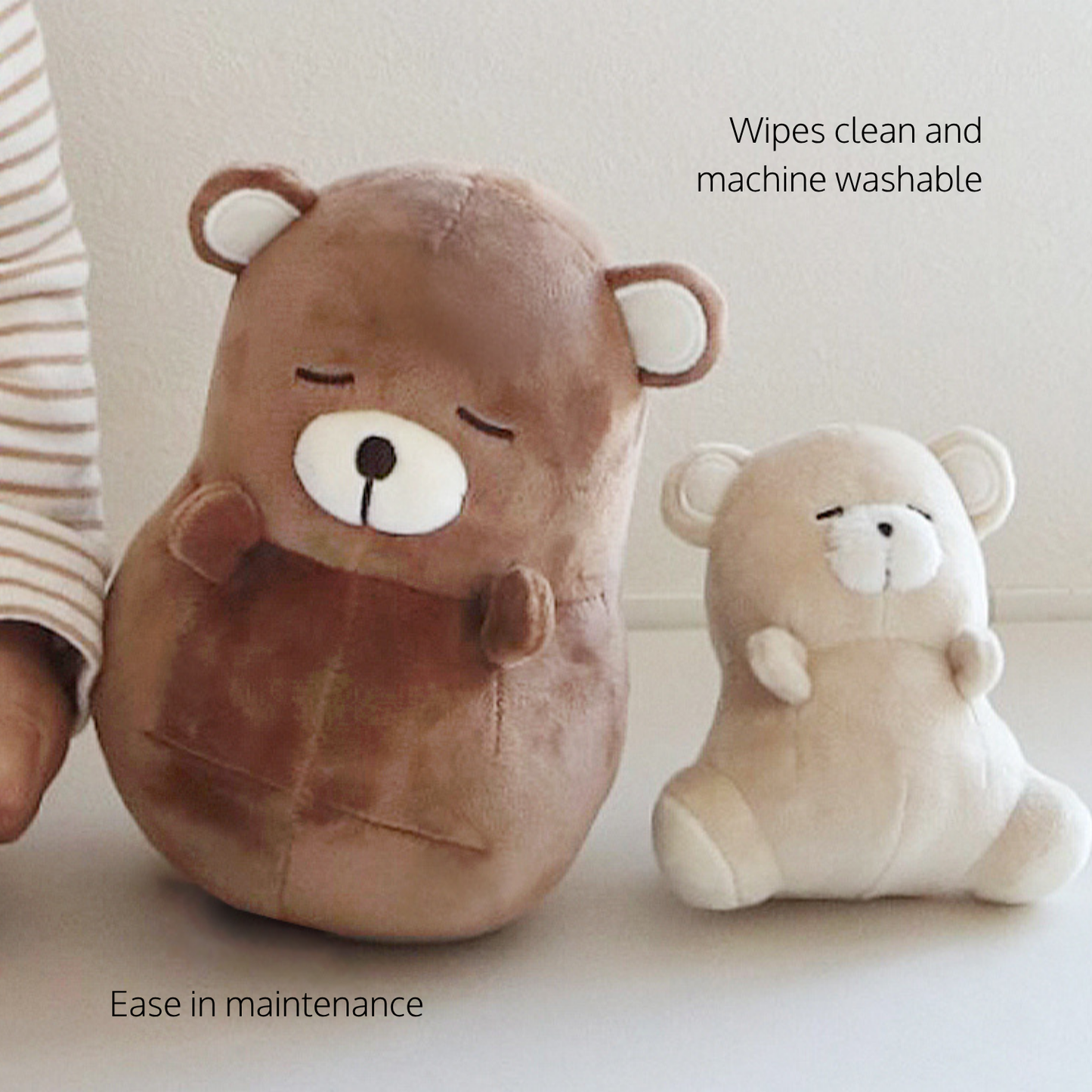 Baby Bear Rattle & Roly-Poly Toy Set