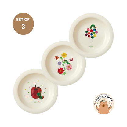 The Very Hungry Caterpillar Snack Plate Set (3-Piece Set)