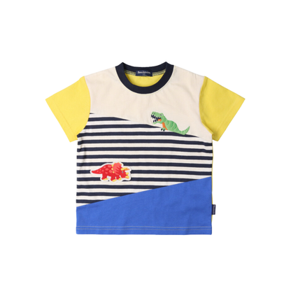 Stripe and Roar Dinosaur Tee
