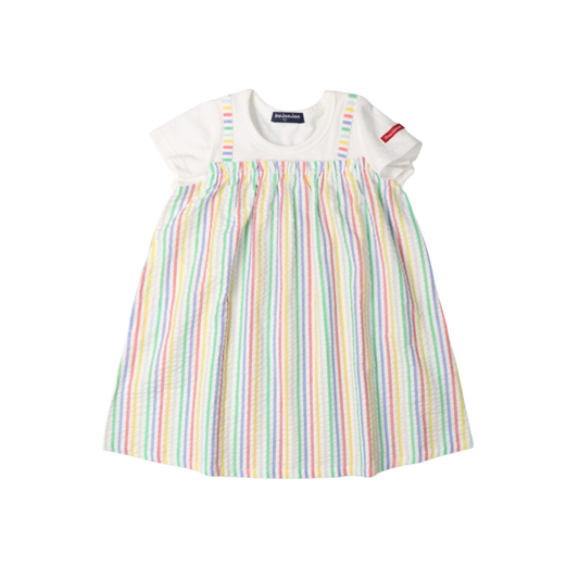 Rainbow Stripe Dress