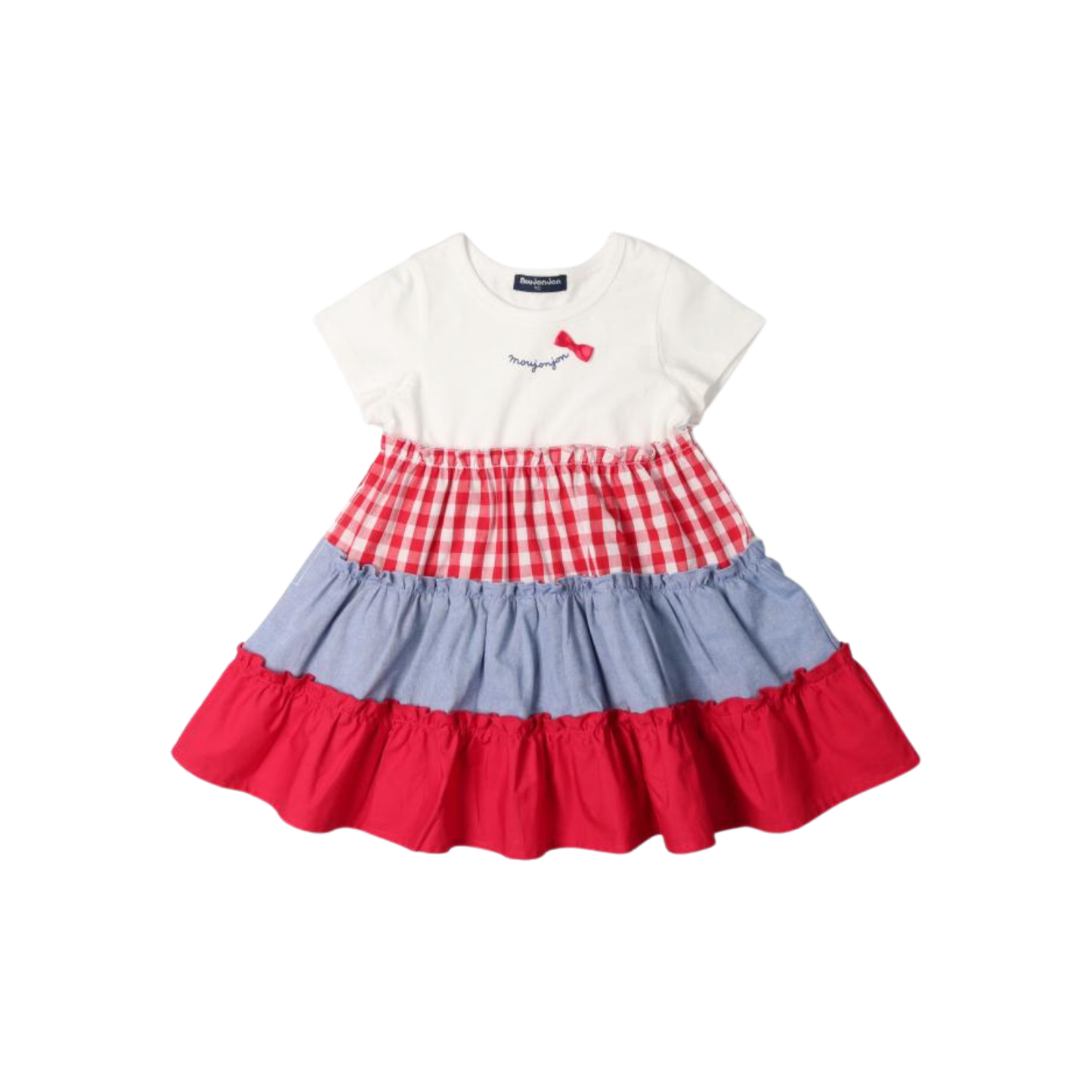 Tiered Gingham Dress