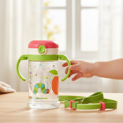 Two-way The Very Hungry Caterpillar Straw Bottle