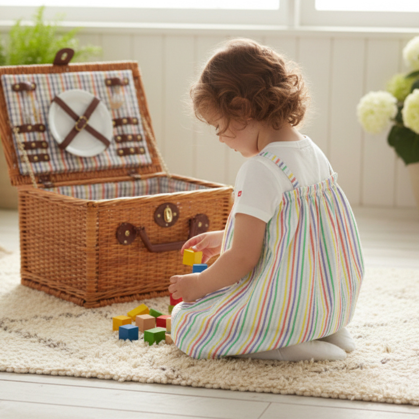 Rainbow Stripe Dress
