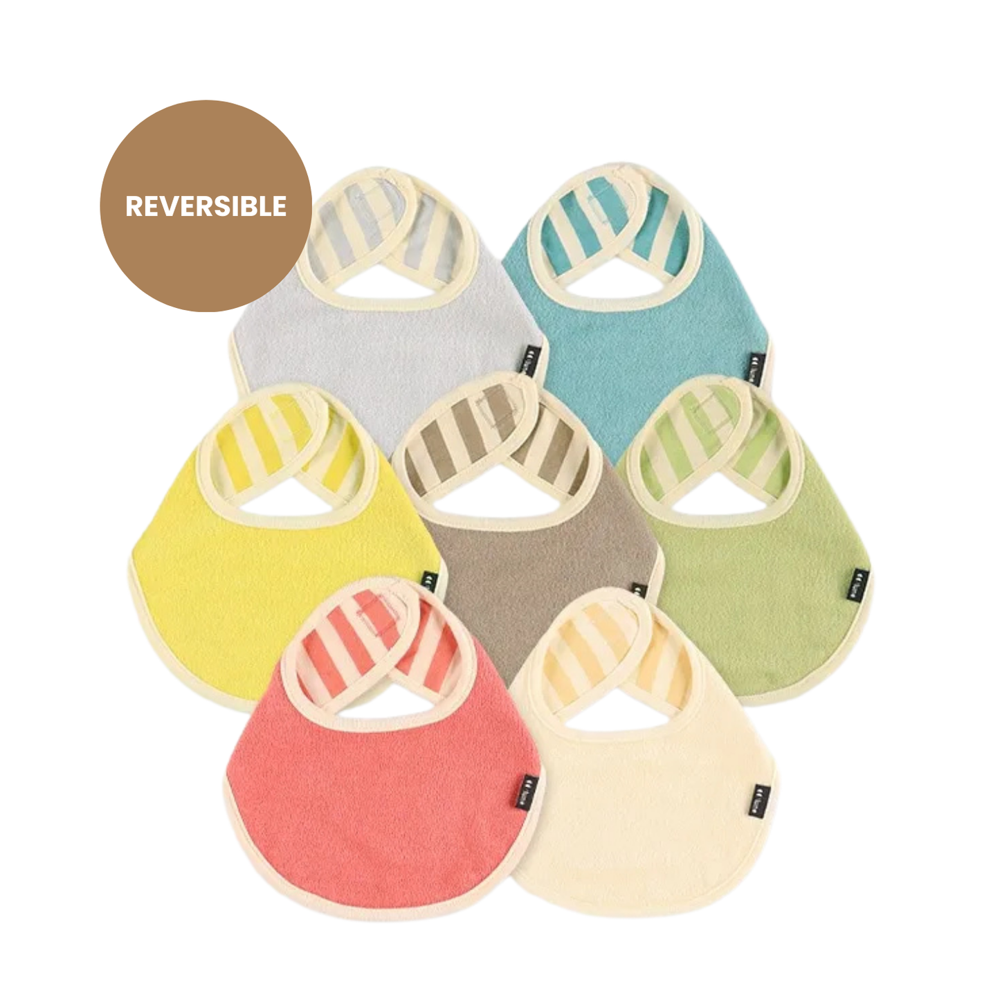 Reversible Bibs (7-Piece Set)