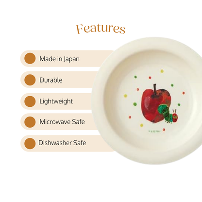 The Very Hungry Caterpillar Snack Plate Set (3-Piece Set)