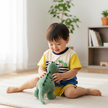 Stripe and Roar Dinosaur Tee