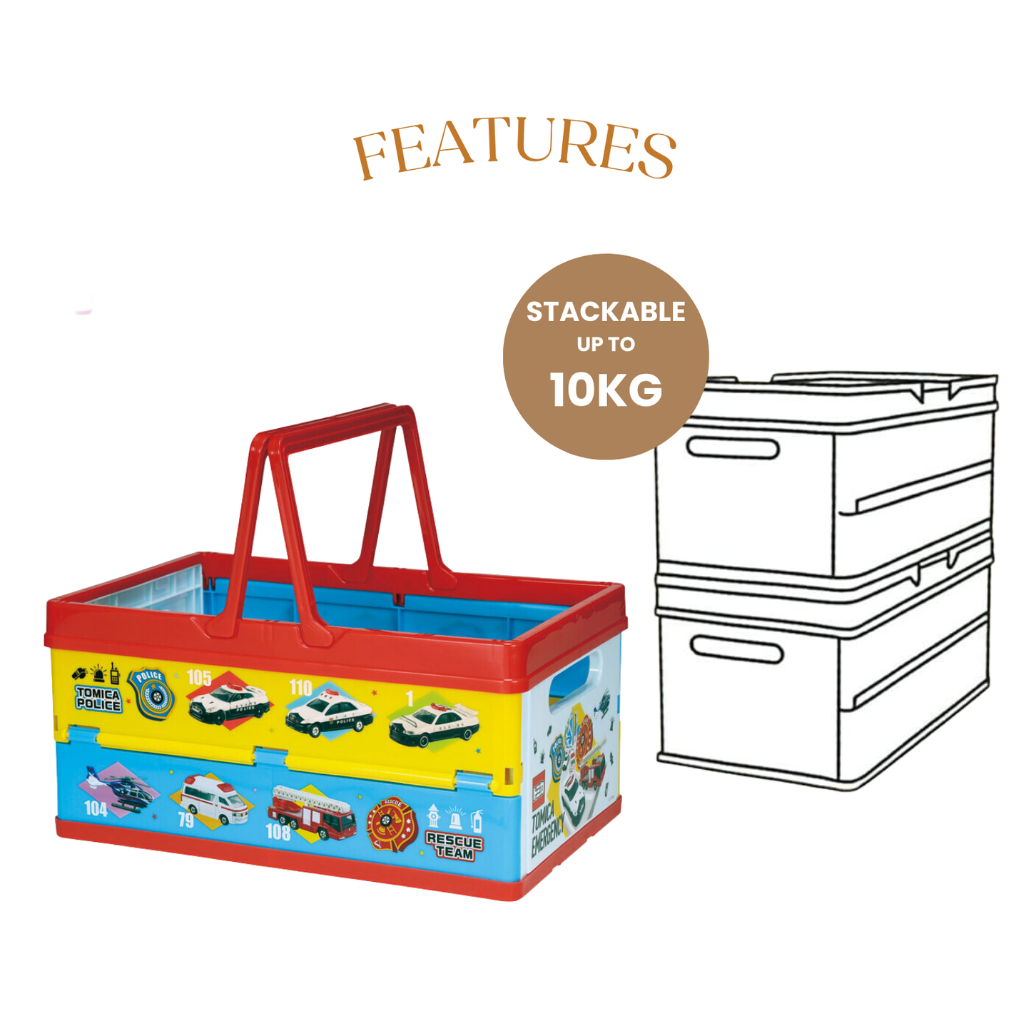 Smart Stack Storage Basket