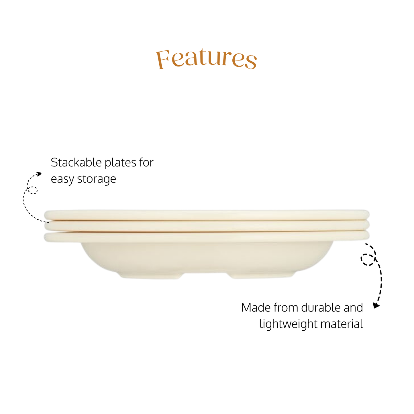 The Very Hungry Caterpillar Snack Plate Set (3-Piece Set)