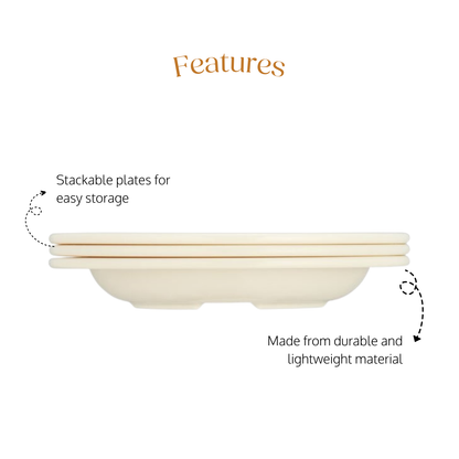 The Very Hungry Caterpillar Snack Plate Set (3-Piece Set)