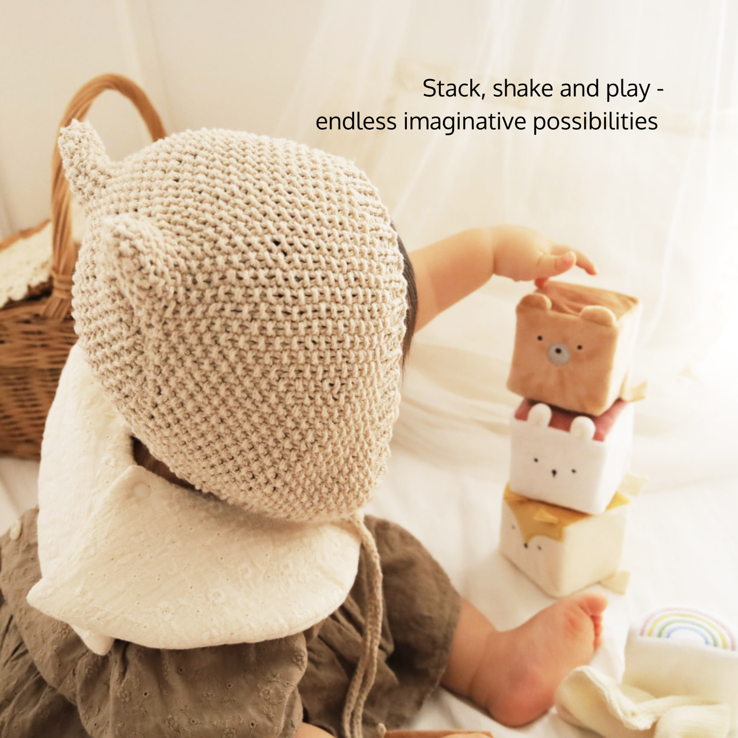 Merry Forest Friends Baby Blocks