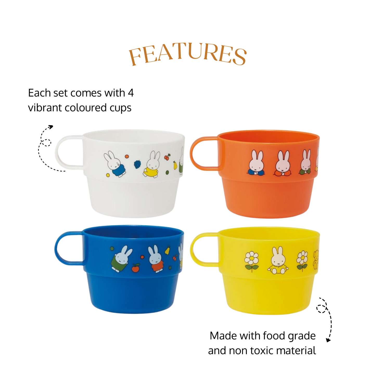 Miffy Stackable Drink Set