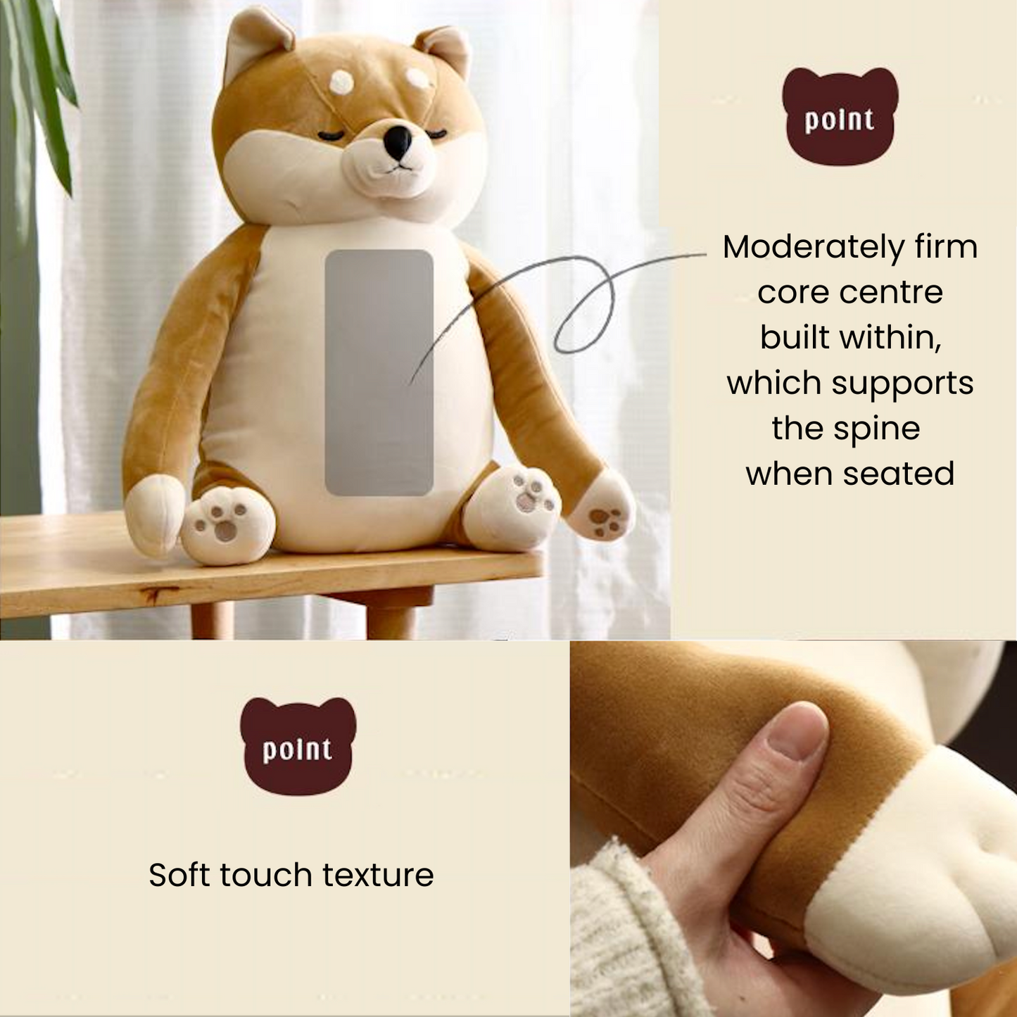 Sit Straight Plushie (Relax Work Series)