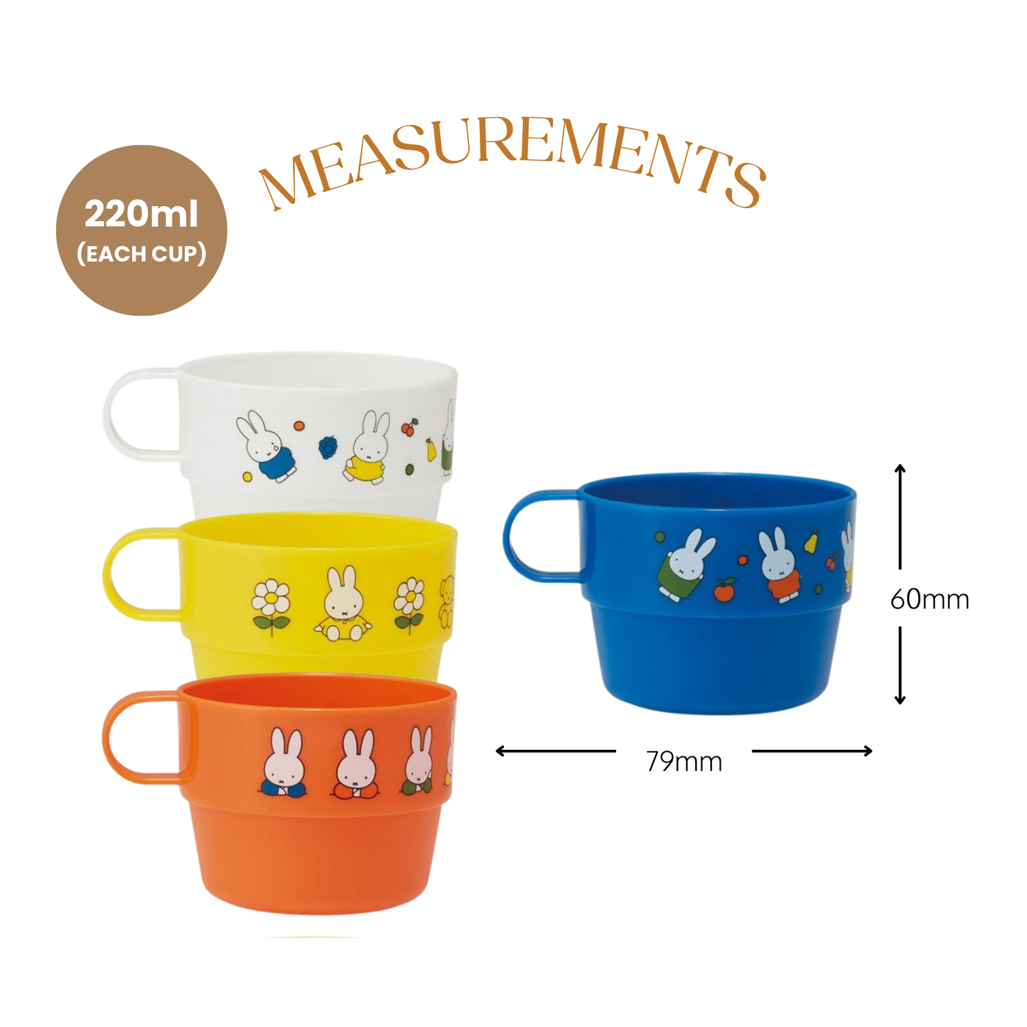 Miffy Stackable Drink Set