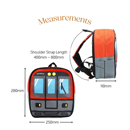 Little Explorer Train Backpack