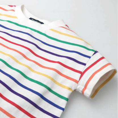 Rainbow Stripe Tee