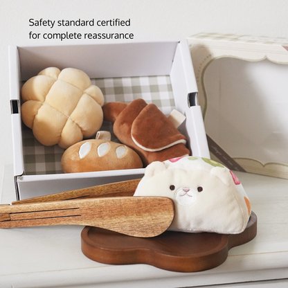 Mochitto Freshly Baked Bread Rattle Set