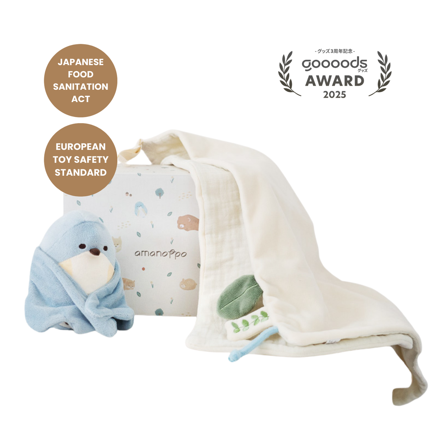 Bluebird of Happiness Plushie and Blanket Set