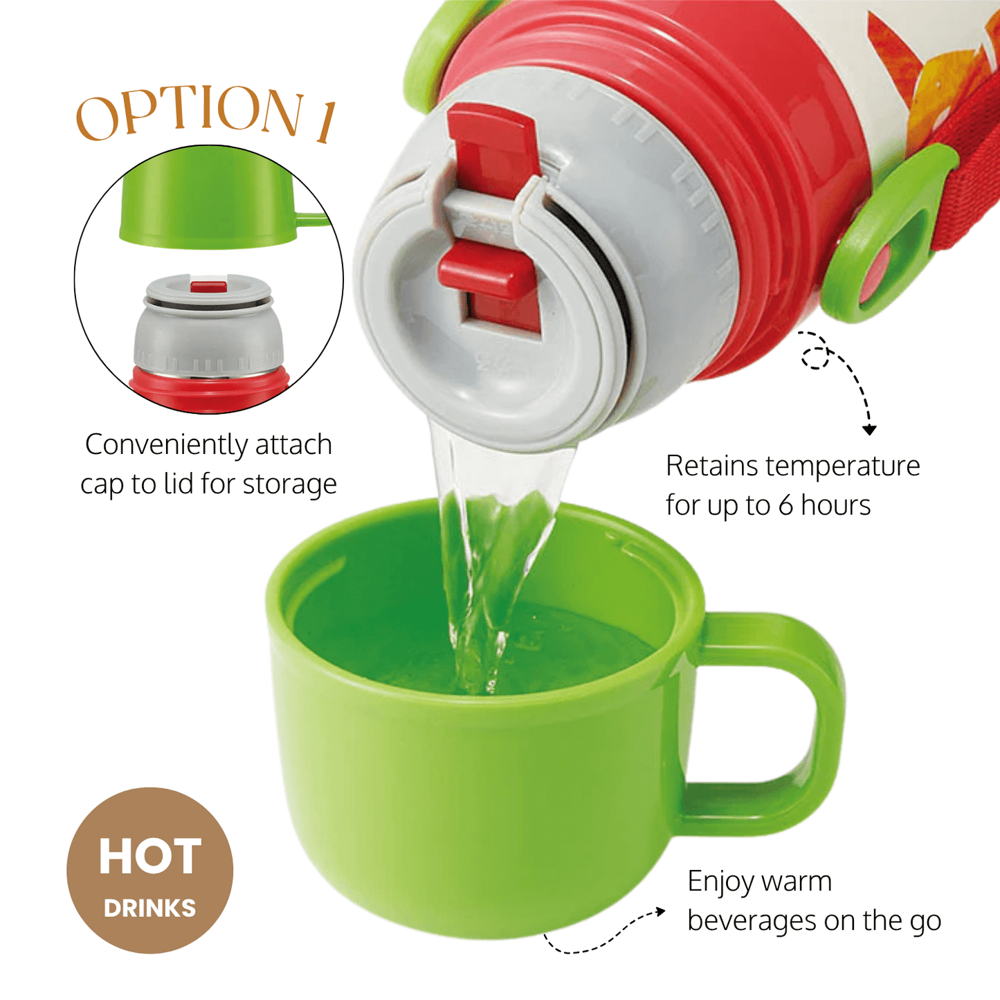 The Very Hungry Caterpillar 2-Way Thermal Bottle