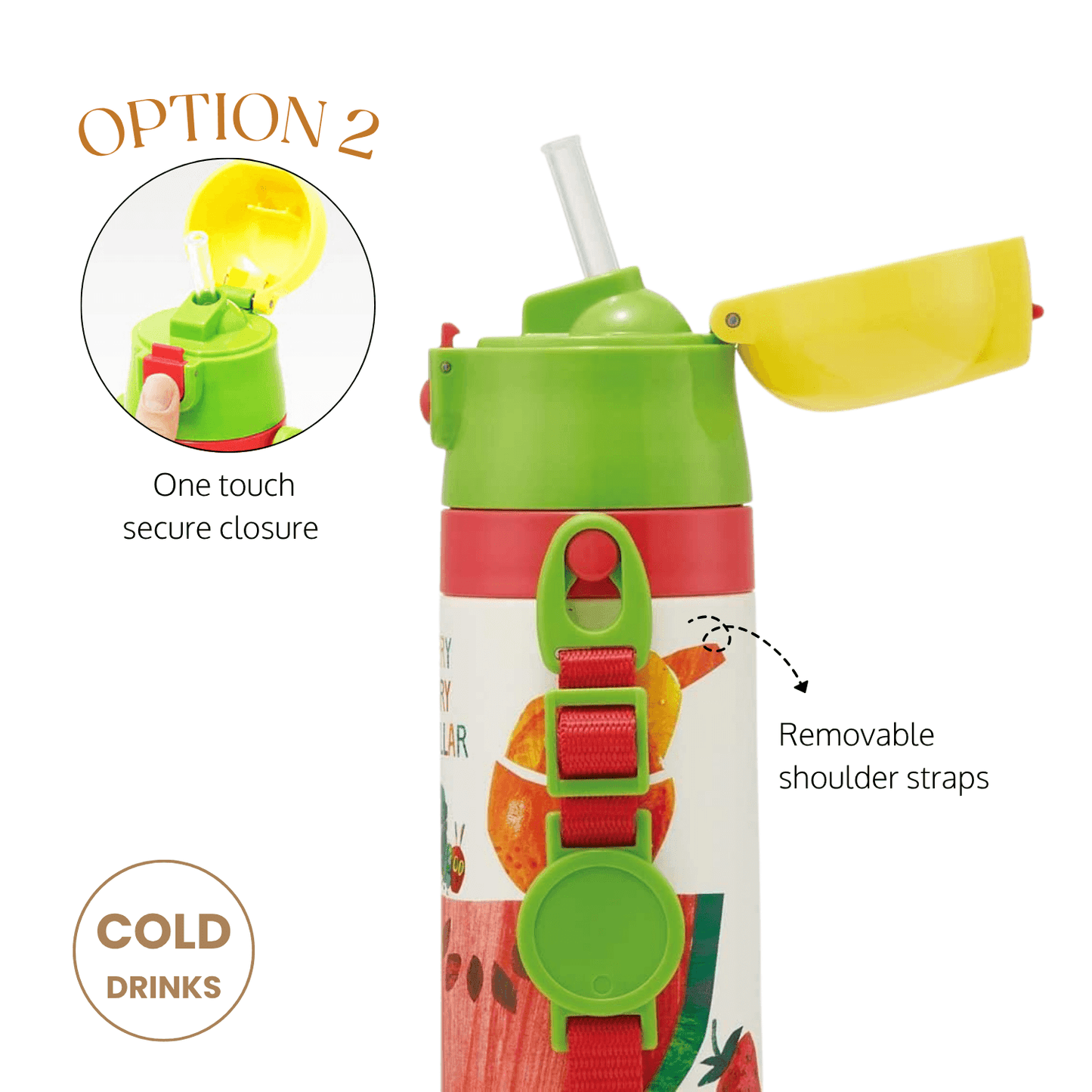 The Very Hungry Caterpillar 2-Way Thermal Bottle