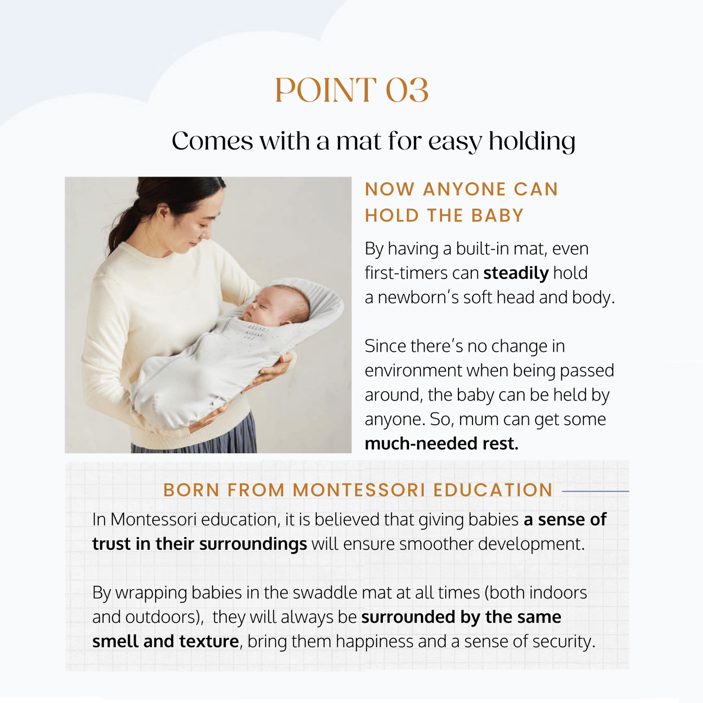 Cotton Swaddle Mat