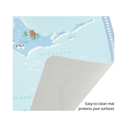 Japan Map Table Mat