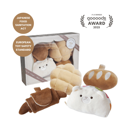 Mochitto Freshly Baked Bread Rattle Set