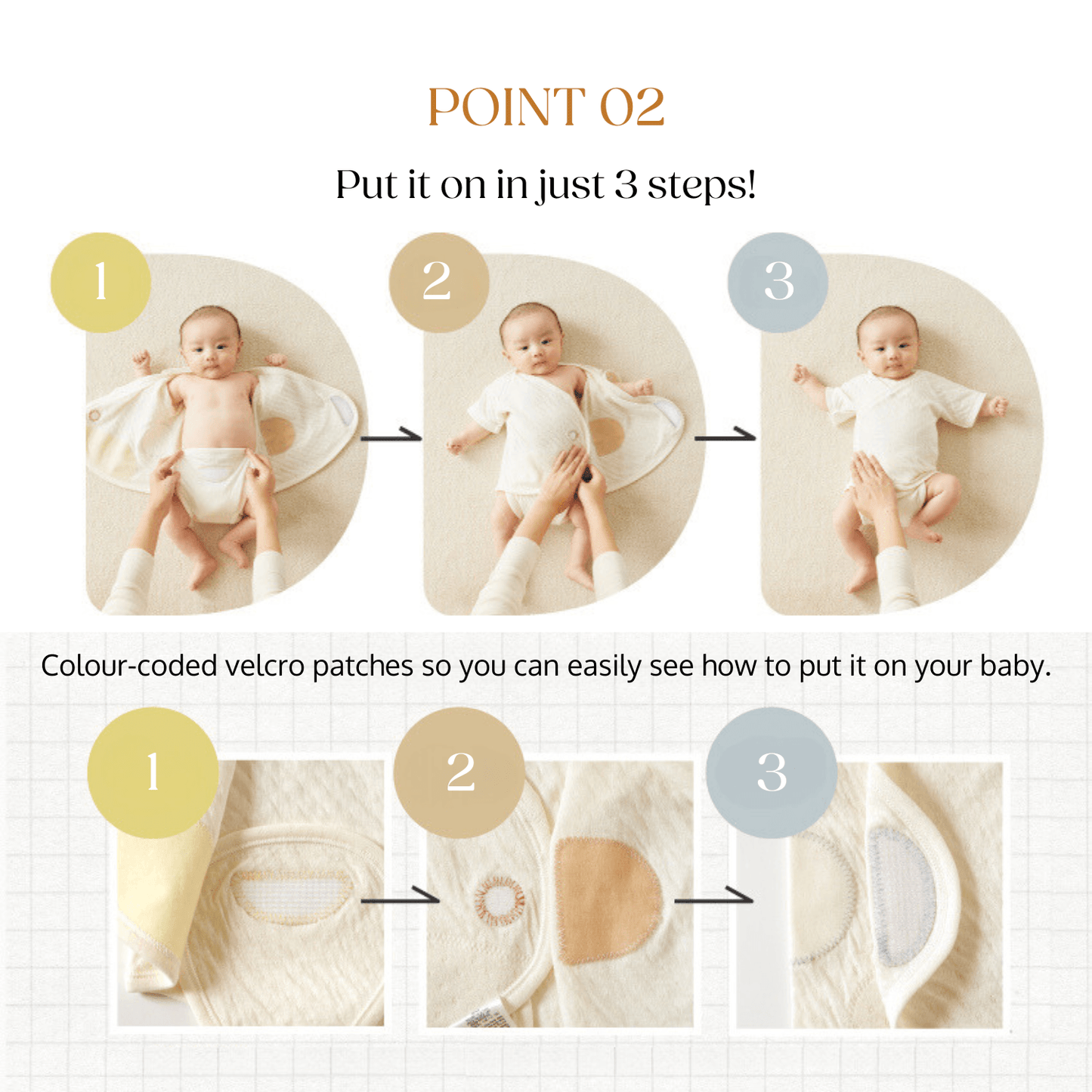 Quick-To-Wear Organic Cotton Bodysuit