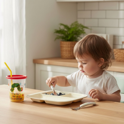 The Very Hungry Caterpillar Antibacterial Divided Plate
