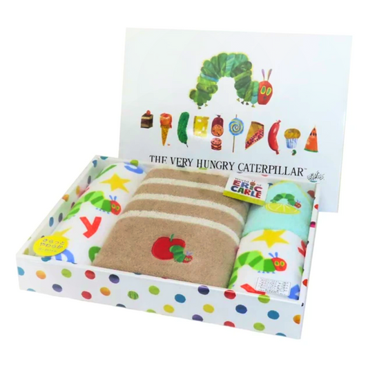 The Very Hungry Caterpillar Towel Gift Box (4-Piece Set)