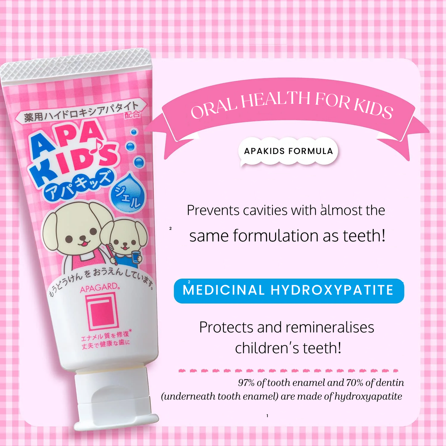 APAKIDS Strawberry Toothpaste