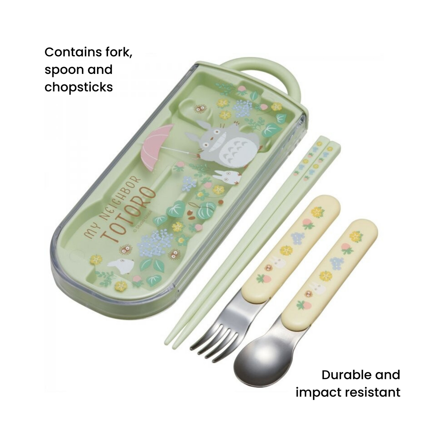 My Neighbor Totoro Antibacterial Cutlery Set